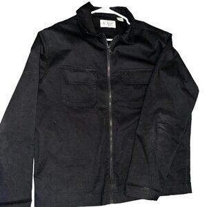 Penguin Jacket Mens Black Full Zip Outdoor Casual Jacket, Size XL